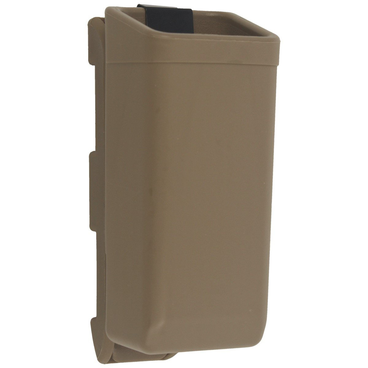 Polimerowa ładownica typu otwartego w kolorze black na magazynek dwurzędowy kal. 9 mm Luger z mocowaniem do pasa typu UBC-04-1 czeskiej firmy ESP. - LifeGun.pl Ładownica ESP na magazynek 9mm Luger z UBC-04-1 (MH-44 KH)-6