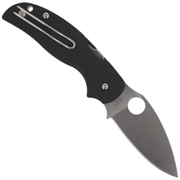 Nóż składany Spyderco Sage 5 Lightweight Plain (C123PBK)-4