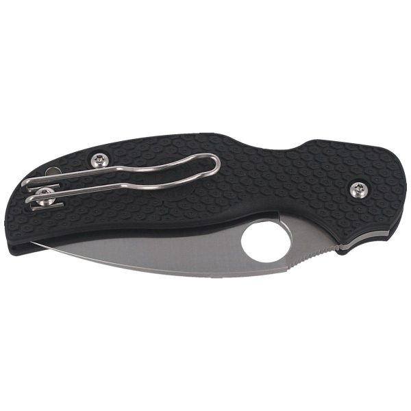 Nóż składany Spyderco Sage 5 Lightweight Plain (C123PBK)-8