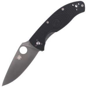 Nóż składany Spyderco Tenacious Lightweight Black FRN, Satin 8Cr13MoV by Eric Glesser (C122PBK)-1