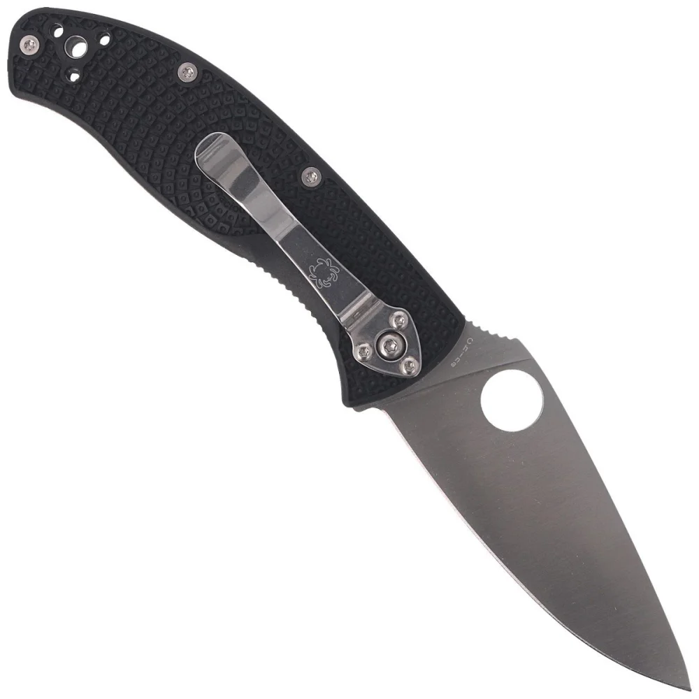 Nóż składany Spyderco Tenacious Lightweight Black FRN, Satin 8Cr13MoV by Eric Glesser (C122PBK) 4 Nóż składany Spyderco Tenacious Lightweight Black FRN, Satin 8Cr13MoV by Eric Glesser (C122PBK)