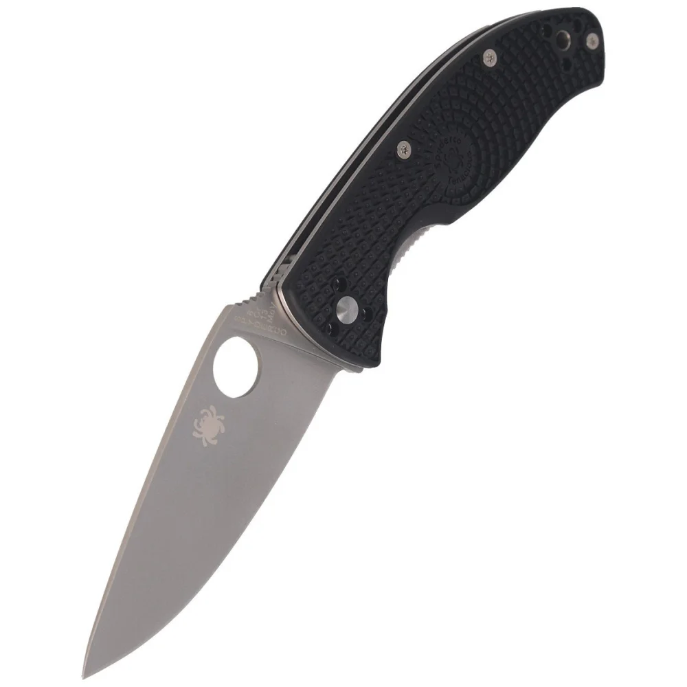 Nóż składany Spyderco Tenacious Lightweight Black FRN, Satin 8Cr13MoV by Eric Glesser (C122PBK) 6 Nóż składany Spyderco Tenacious Lightweight Black FRN, Satin 8Cr13MoV by Eric Glesser (C122PBK)