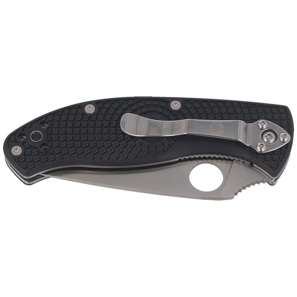 Nóż składany Spyderco Tenacious Lightweight Black FRN, Satin 8Cr13MoV by Eric Glesser (C122PBK) 8 Nóż składany Spyderco Tenacious Lightweight Black FRN, Satin 8Cr13MoV by Eric Glesser (C122PBK)