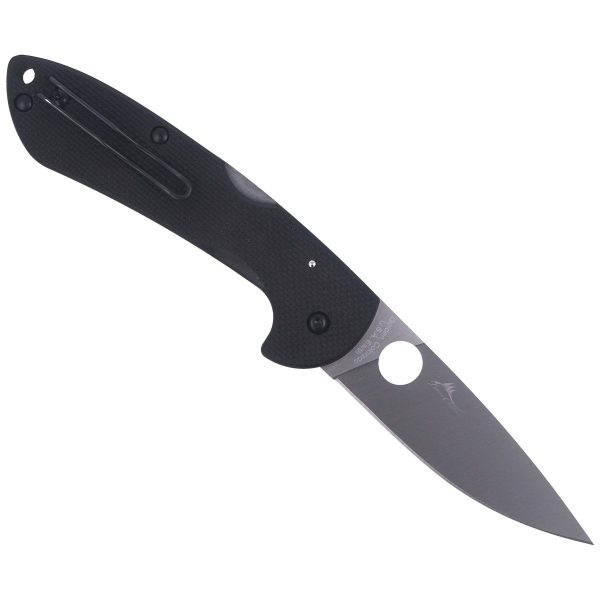 Nóż składany Spyderco Siren G-10 Black Plain (C247GP)-4