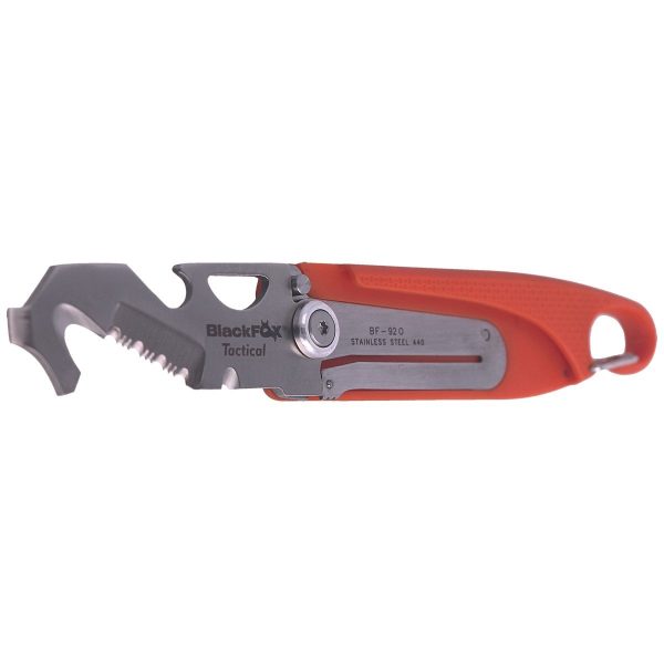 Nóż składany ratowniczy BlackFox Zytel Orange Rescue Folder (BF-92O)-8