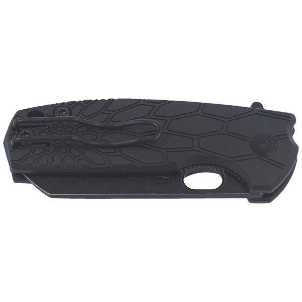 Nóż składany Fox Baby Core FRN Black, Black Stonewashed N690by Jesper Voxnaes (FX-608 B)-2