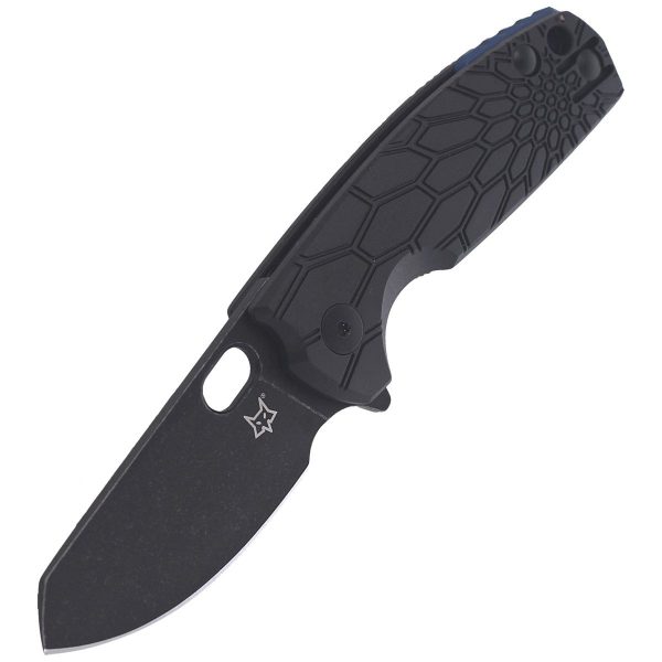 Nóż składany Fox Baby Core FRN Black, Black Stonewashed N690by Jesper Voxnaes (FX-608 B)-5