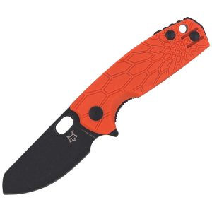 Nóż składany Fox Baby Core FRN Orange, Black Stonewashed N690 by Jesper Voxnaes (FX-608 OR)-1
