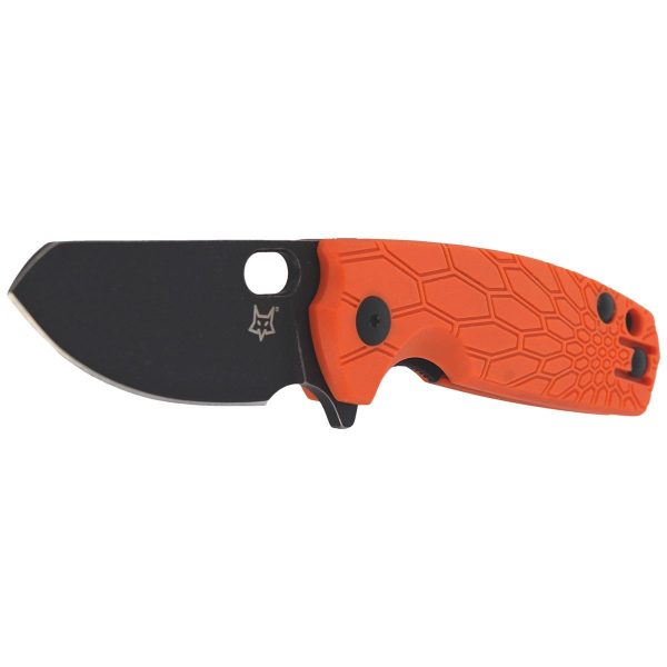 Nóż składany Fox Baby Core FRN Orange, Black Stonewashed N690 by Jesper Voxnaes (FX-608 OR)-8