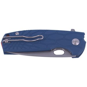 Nóż składany Fox Core FRN Blue, Stonewashed N690 by Jesper Voxnaes (FX-604 BL)-2