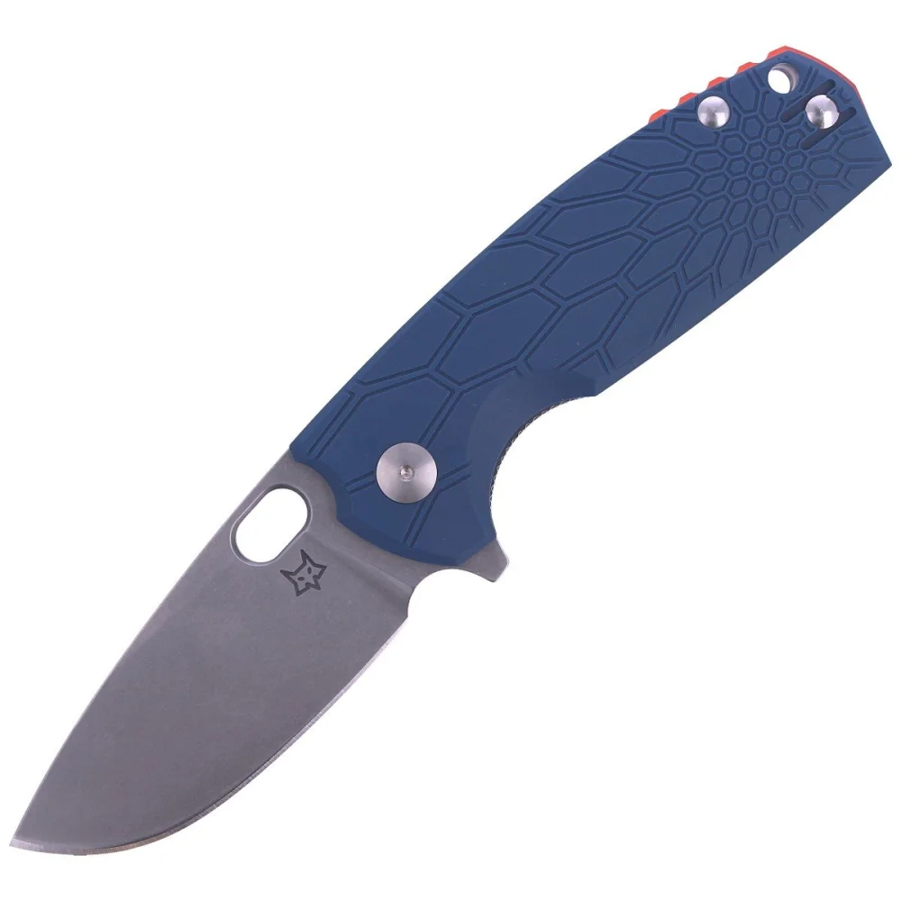 Nóż składany Fox Core FRN Blue, Stonewashed N690 by Jesper Voxnaes (FX-604 BL) 7 Nóż składany Fox Core FRN Blue, Stonewashed N690 by Jesper Voxnaes (FX-604 BL)