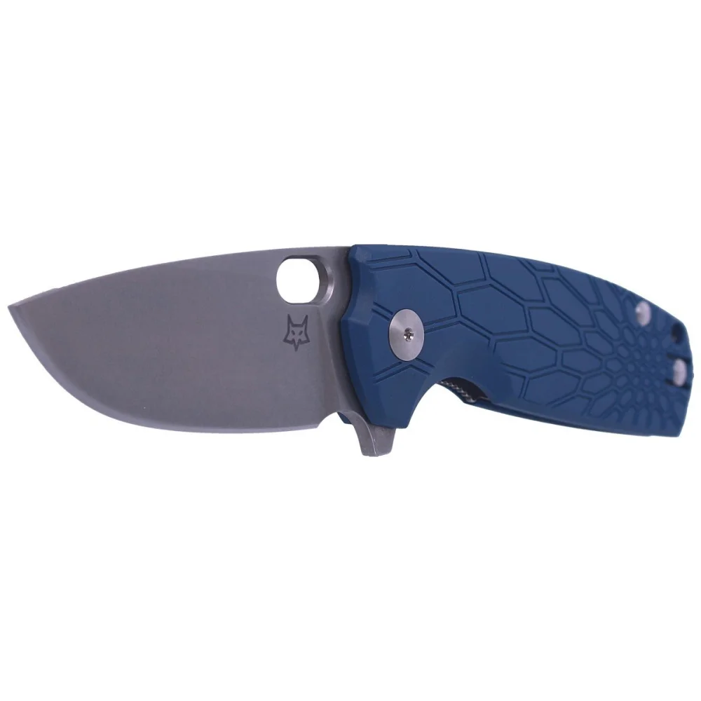 Nóż składany Fox Core FRN Blue, Stonewashed N690 by Jesper Voxnaes (FX-604 BL) 8 Nóż składany Fox Core FRN Blue, Stonewashed N690 by Jesper Voxnaes (FX-604 BL)