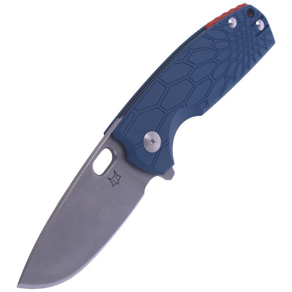 Nóż składany Fox Core FRN Blue, Stonewashed N690 by Jesper Voxnaes (FX-604 BL)-5