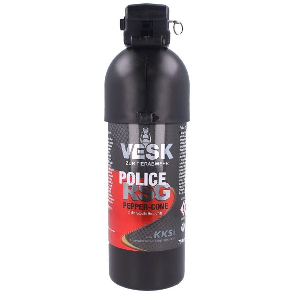 Gaz pieprzowy KKS VESK RSG Police 2mln SHU, HJ Stream 750ml (12750-H)-3