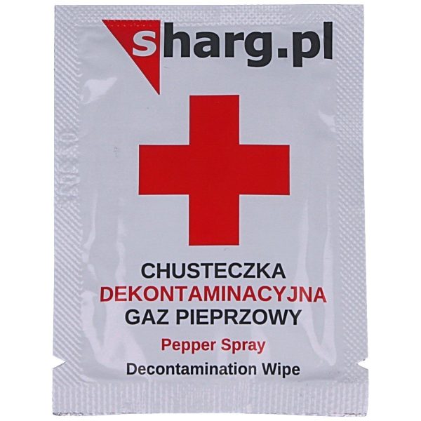 Chusteczka dekontaminacyjna neutralizująca działanie gazu pieprzowego (SHD101V2)-1