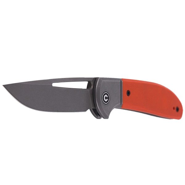 Nóż składany CIVIVI Trailblazer Orange G10, Gray Stonewashed (C2018A)-2