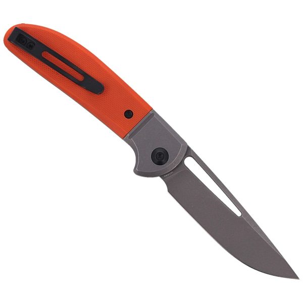 Nóż składany CIVIVI Trailblazer Orange G10, Gray Stonewashed (C2018A)-4