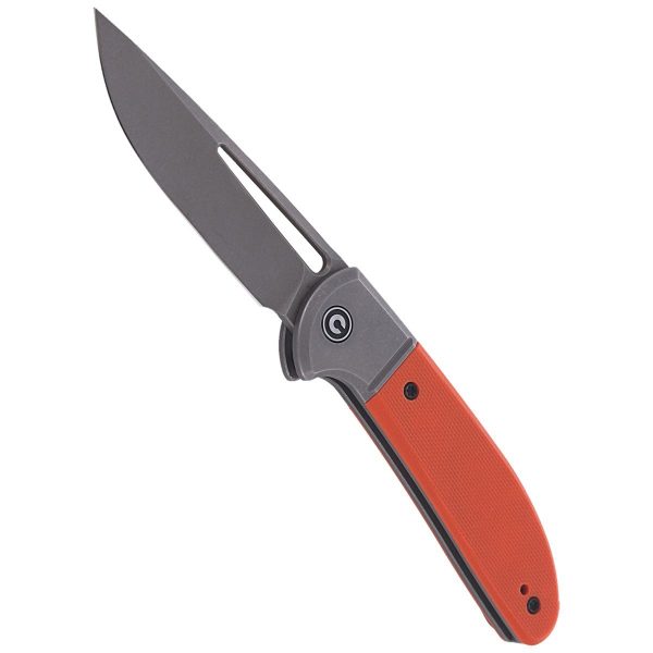 Nóż składany CIVIVI Trailblazer Orange G10, Gray Stonewashed (C2018A)-5