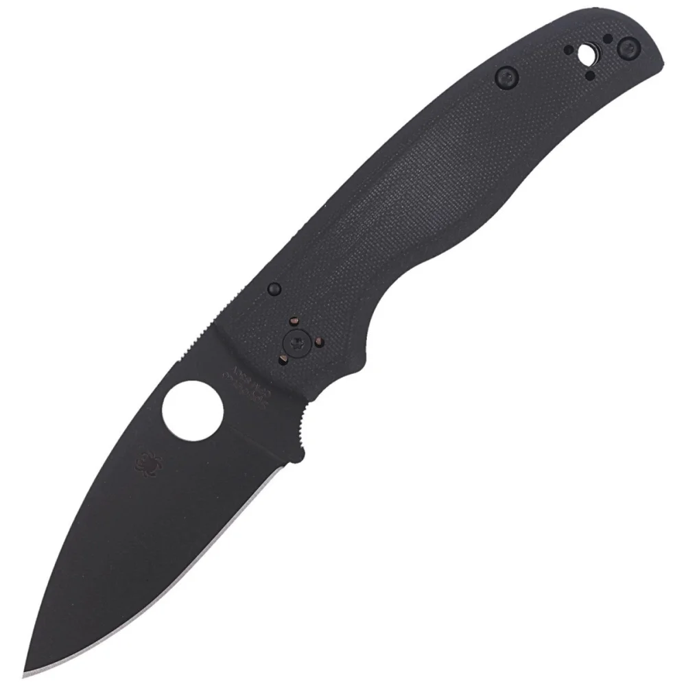 Nóż składany Spyderco Shaman Black G10, Black DLC CPM S30V by Sal Glesser (C229GPBK) 8 Nóż składany Spyderco Shaman Black G10, Black DLC CPM S30V by Sal Glesser (C229GPBK)