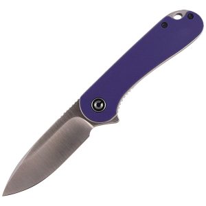 Nóż składany CIVIVI Elementum Flipper Purple G10, Satin Finish (C907V)-1