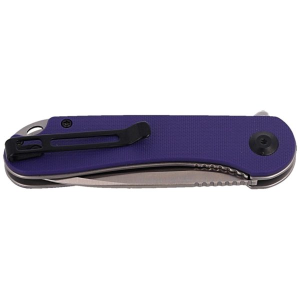 Nóż składany CIVIVI Elementum Flipper Purple G10, Satin Finish (C907V)-8