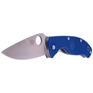 Nóż składany Spyderco Tenacious Lightweight Blue FRN, Satin CPM S35VN by Eric Glesser (C122PBL)-2