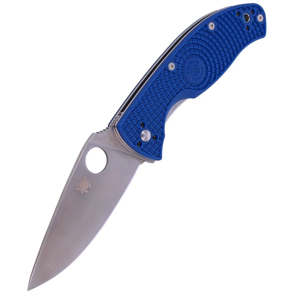 Nóż składany Spyderco Tenacious Lightweight Blue FRN, Satin CPM S35VN by Eric Glesser (C122PBL) 6 Nóż składany Spyderco Tenacious Lightweight Blue FRN, Satin CPM S35VN by Eric Glesser (C122PBL)