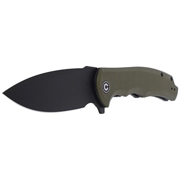 Nóż składany Civivi Praxis OD Green G10, Black Stonewashed 9Cr18MoV (C803F)-2