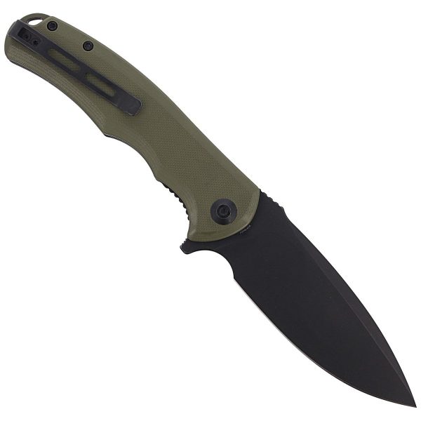 Nóż składany Civivi Praxis OD Green G10, Black Stonewashed 9Cr18MoV (C803F)-3
