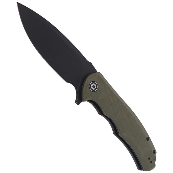 Nóż składany Civivi Praxis OD Green G10, Black Stonewashed 9Cr18MoV (C803F)-5