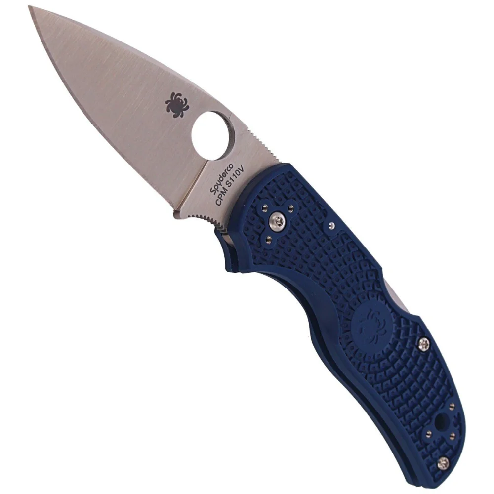 Nóż składany Spyderco Native 5 Dark Blue FRN, Satin CPM S110V by Sal Glesser (C41DBL5)