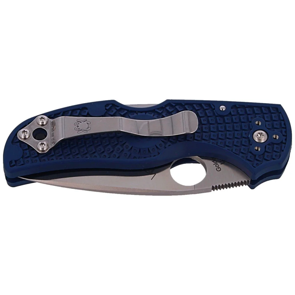 Nóż składany Spyderco Native 5 Dark Blue FRN, Satin CPM S110V by Sal Glesser (C41DBL5)