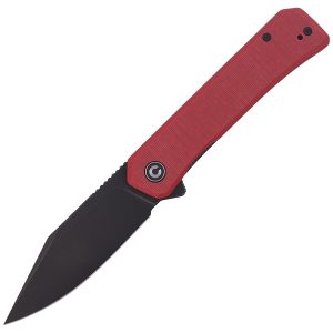 Nóż składany CIVIVI Relic Burgundy G10, Black Stonewashed Nitro-V (C20077B-2)-1