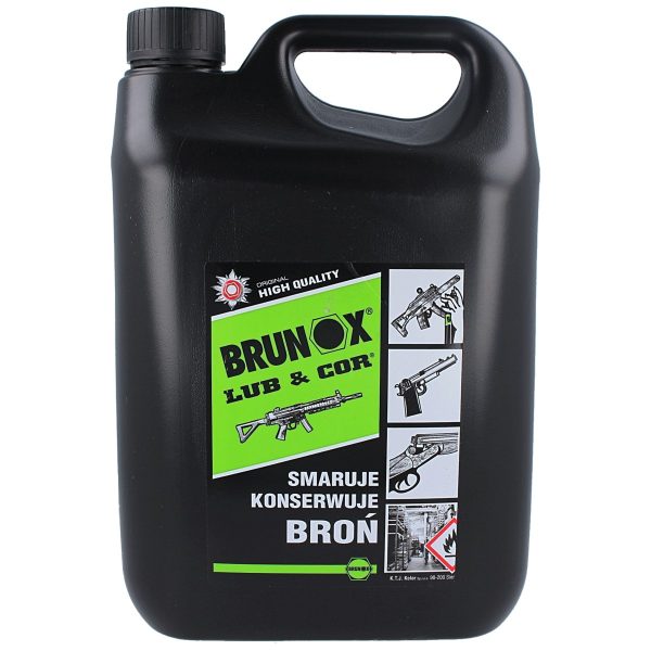 Smar do konserwacji broni Brunox Lub & Cor 5L płyn (BT173)-1