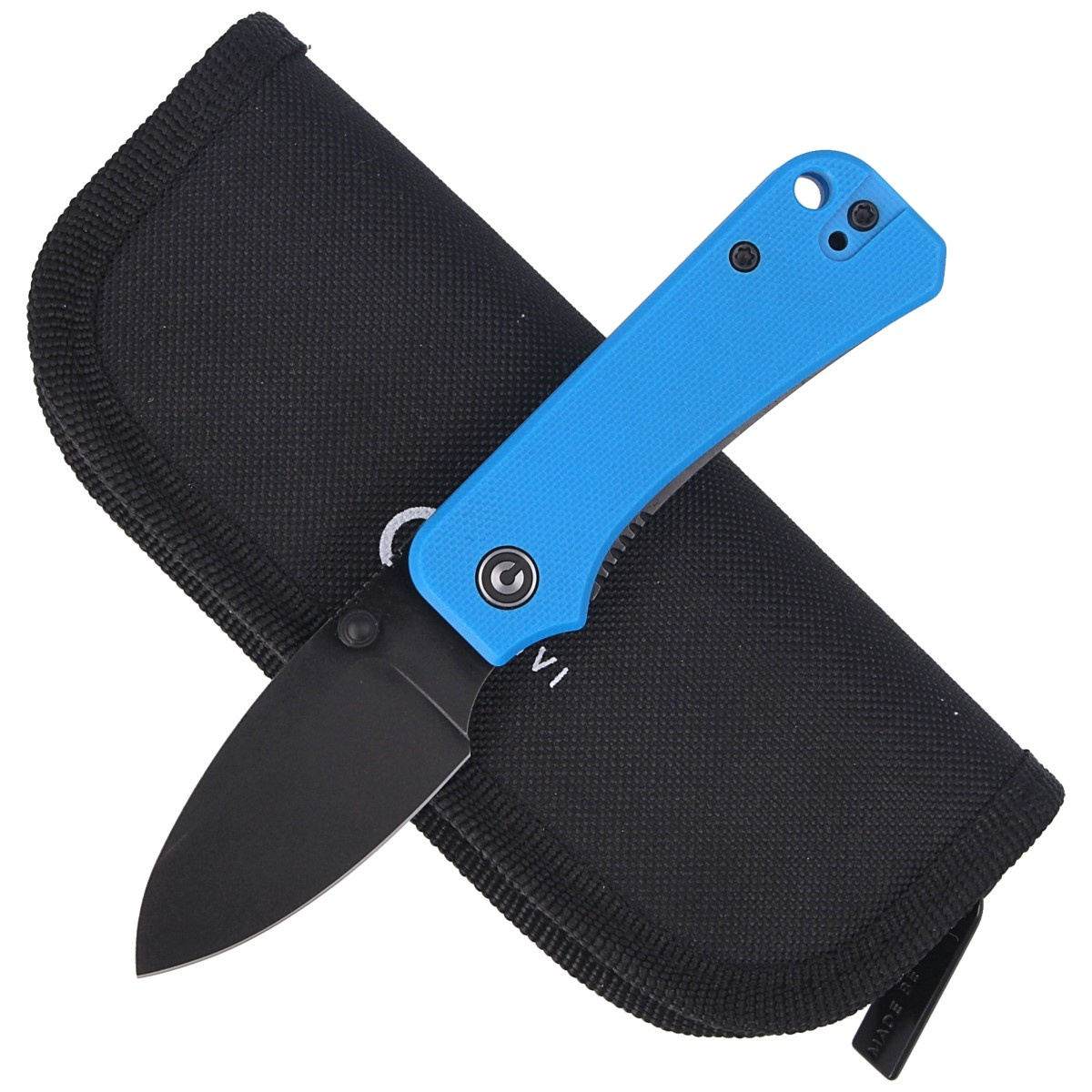 Baby Banter Blue G10, Black Stonewashed mniejszy i lżejszy folder projektu Bena Petersena. Posiada wiele tych samych przemyślanych elementów konstrukcyjnych co pełnowymiarowy oryginał Banter, ale waży mniej i jest o wiele tańszy... - LifeGun.pl Nóż składany CIVIVI Baby Banter Blue G10, Black Stonewashed by Ben Petersen (C19068S-3)-2