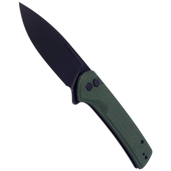 Nóż składany Civivi Conspirator Green Micarta, Black Stonewashed (C21006-2)-5