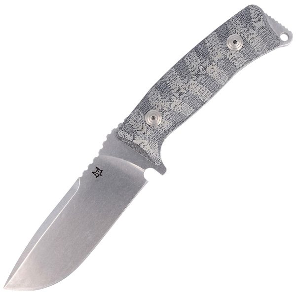 Nóż FOX Pro Hunter Black Micarta, Stone Washed (FX-131 MBSW)-1