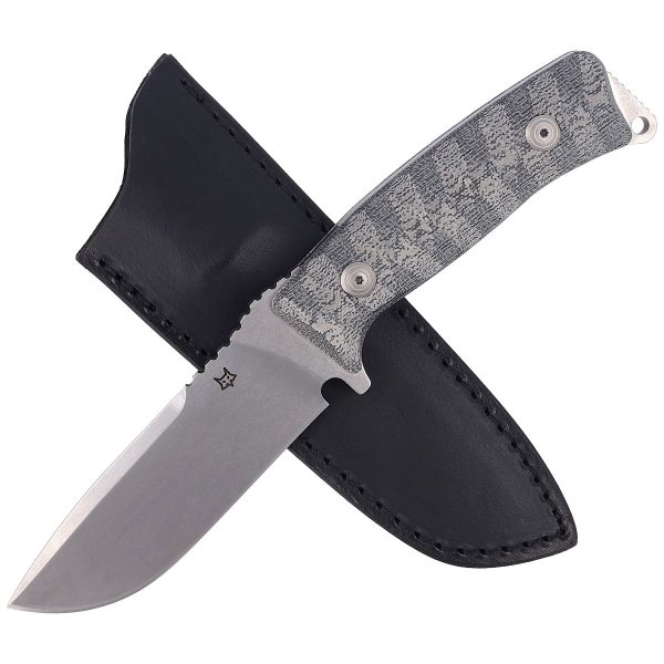 Nóż FOX Pro Hunter Black Micarta, Stone Washed (FX-131 MBSW)-2