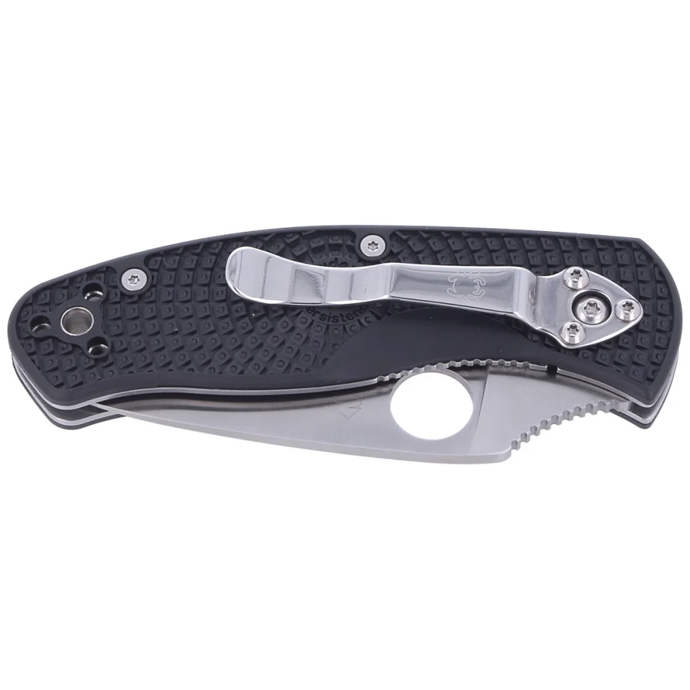 Nóż składany Spyderco Persistence Lightweight FRN Black, Plain 8Cr13MoV (C136PBK) 2 Nóż składany Spyderco Persistence Lightweight FRN Black, Plain 8Cr13MoV (C136PBK)