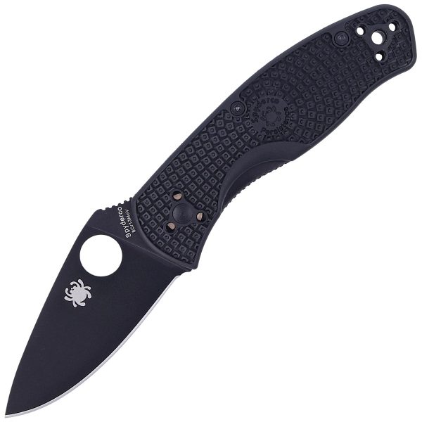 Nóż składany Spyderco Persistence Lightweight Black FRN, Black 8Cr13MoV by Eric Glesser (C136PBBK)-1
