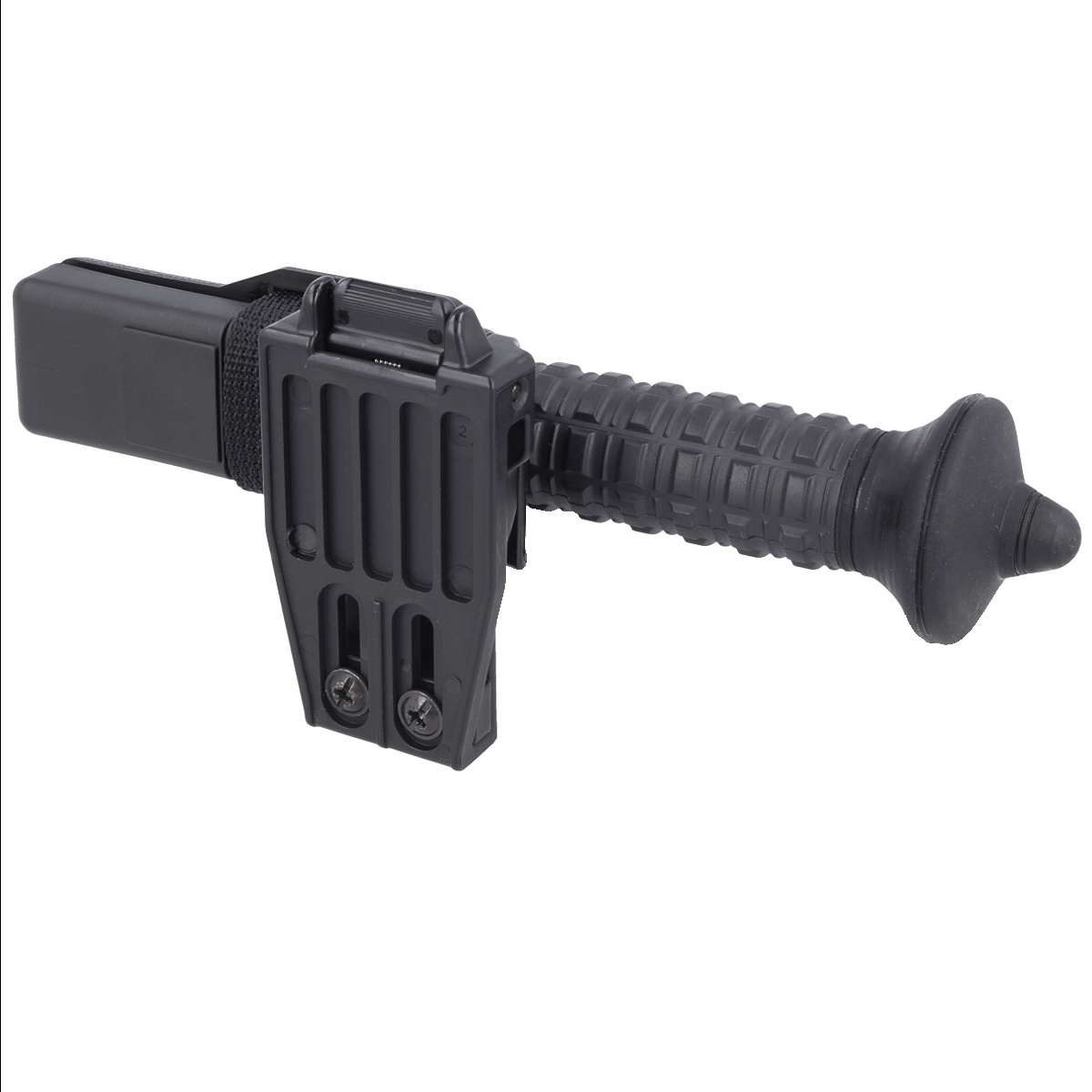 ExB-18H-BK BH-54/BE-01 hartowana 18" pałka teleskopowa ESP z uchwytem BH-54. Wyposażona w stożkową głowicą / kubotan BE-01. Przeznaczona do skrytego przenoszenia jak najbliżej ciała. Dla osób ceniących kompaktowy rozmiar, łatwość przenoszenia i niską wagę - LifeGun.pl Pałka teleskopowa hartowana ESP 18'' z głowicą kubotan (ExB-18H-BK BH-54/BE-01)-4