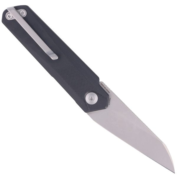 Nóż składany Civivi Ki-V Plus G10 Black, Silver Bead Blasted Nitro-V by Ostap Hel (C20005B-1)-3