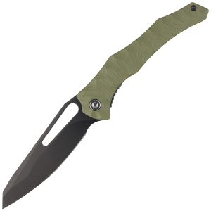 Nóż składany CIVIVI Spiny Dogfish Green G10, Black Stonewashed 14C28N by Gavko Knives (C22006-3)-1