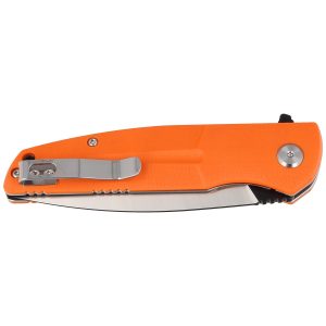 Nóż składany Bestech Fin Orange G10, Satin/Black 14C28N (BG34B-2)-2
