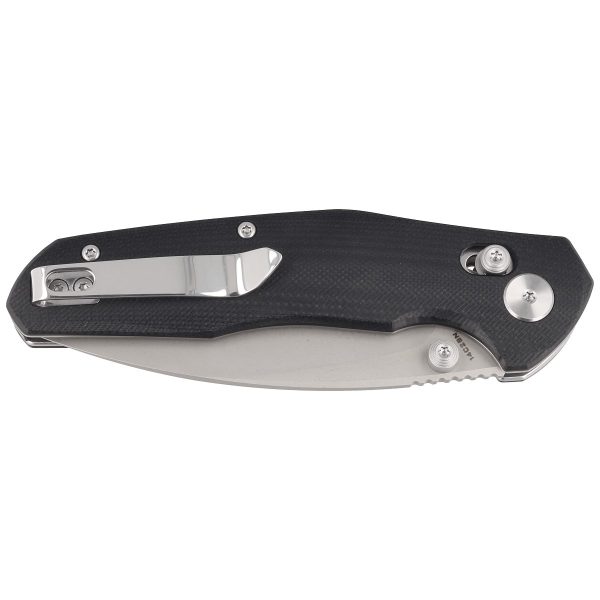Nóż składany Bestechman Ronan Black G10, Stonewash 14C28N (BMK02D)-2