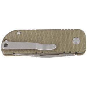 Nóż składany BlackFox NU-Bowie Green Micarta, Coarse Stone Washed D2 by Keanu Alfaro (BF-758-MI)-2