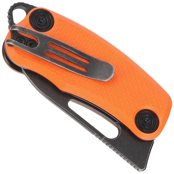 Nóż składany BlackFox Nix Orange G10, Black PTFE D2 by Grigorii Matveev (BF-763 OR)-2