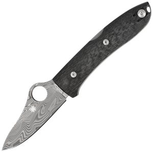 Nóż składany Spyderco SpyOpera Sprint Run Carbon Fiber, Damasteel Thor by Massimo Salice Sanna (C255CFPD)-1