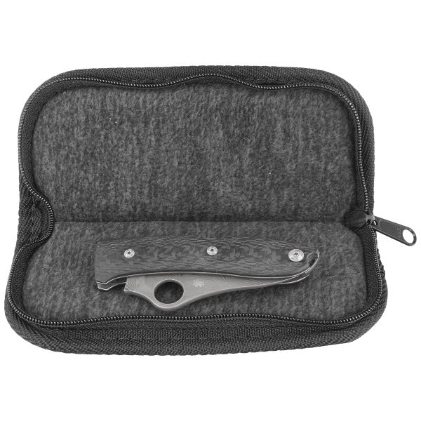 Nóż składany Spyderco SpyOpera Sprint Run Carbon Fiber, Damasteel Thor by Massimo Salice Sanna (C255CFPD)-8
