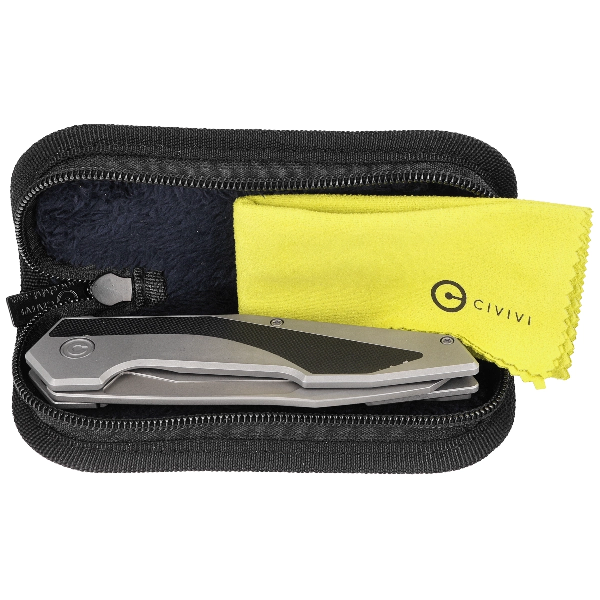 Hypersonic Gray Steel / Black G10, Gray Stonewashed produkcyjna wersja noża Hypersonic projektu Gustavo T. Cecchini z GTC. Ostrze ze stali nierdzewnej 14C28N, ergonomiczna rękojeść ze stali i G10. Nóż, który na stałe powinien zagościć w kieszen - LifeGun.pl Nóż składany Civivi Hypersonic Gray Steel / Black G10, Gray Stonewashed 14C28N by Gustavo T. Cecchini (C22011-2)-3